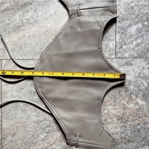 Maniere De Voir NWOT Corset Belt Vegan Leather - Picture 4 of 12